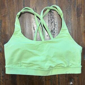 Lululemon Energy Sports Bra – Neon Green | Size 6